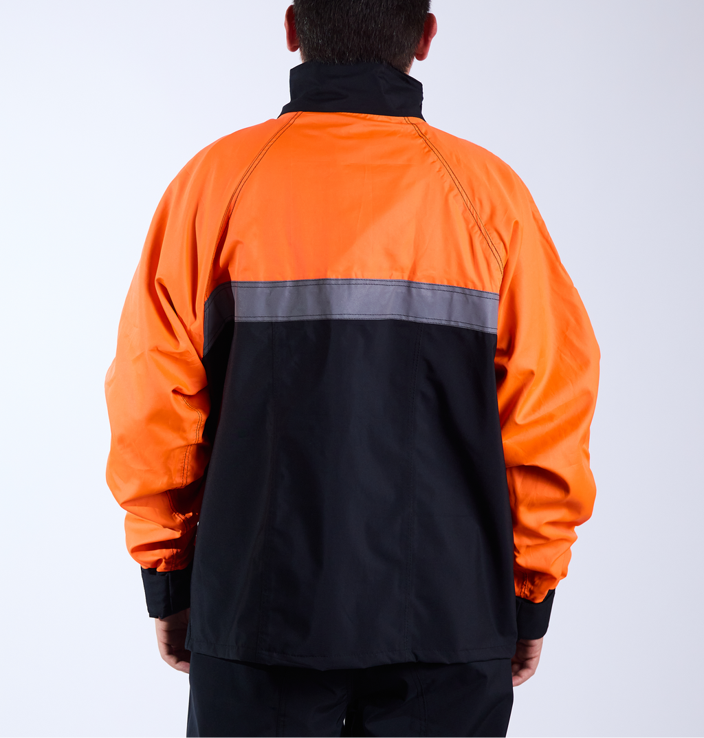 Chaqueta motociclista alta visibilidad