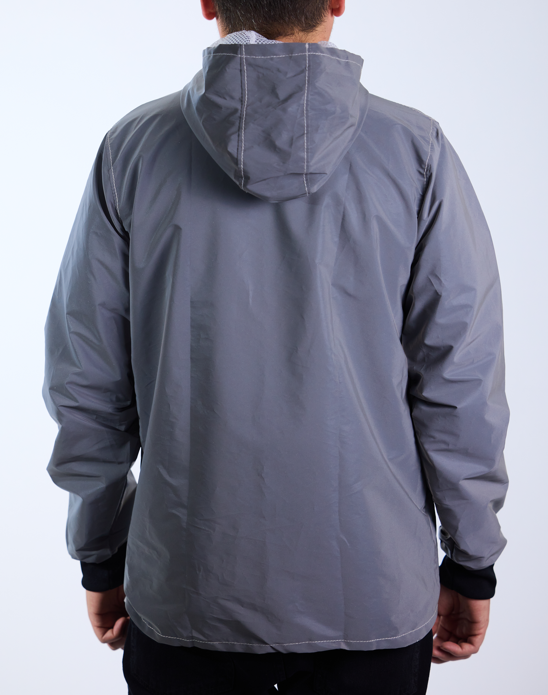 Chaqueta reflectiva con chompa para motociclista